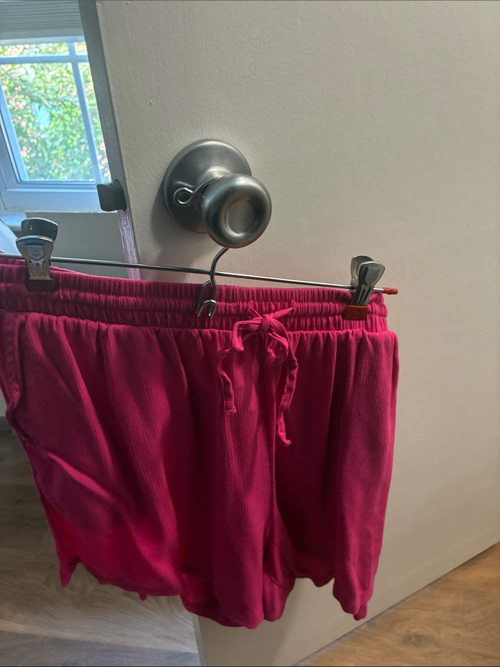 torrid Hot Pink High-Waist Elastic Drawstring Shorts